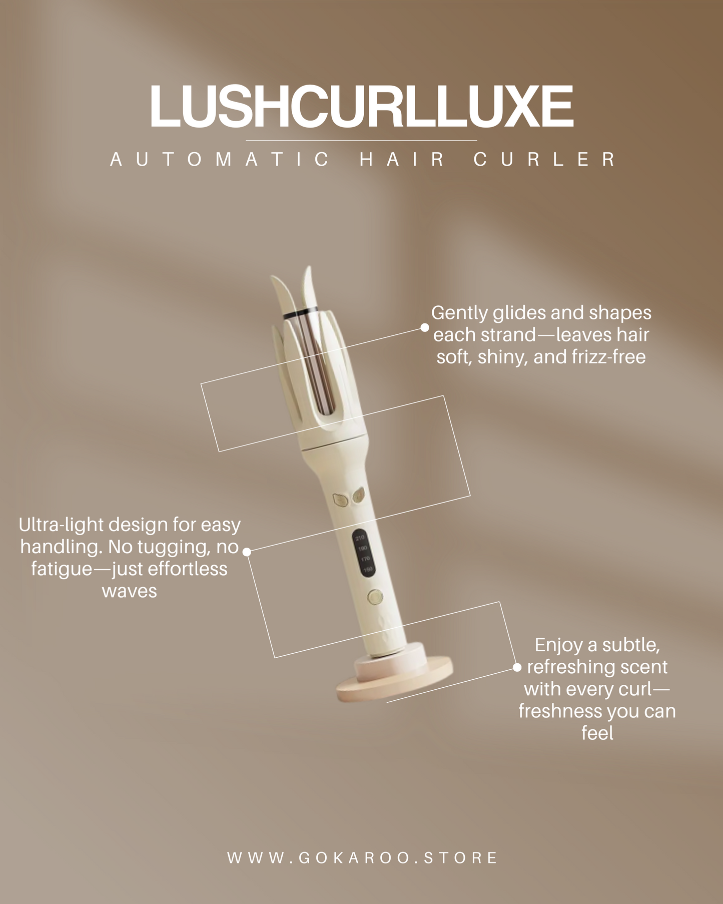Automatic Hair Curler - LushCurlluxe